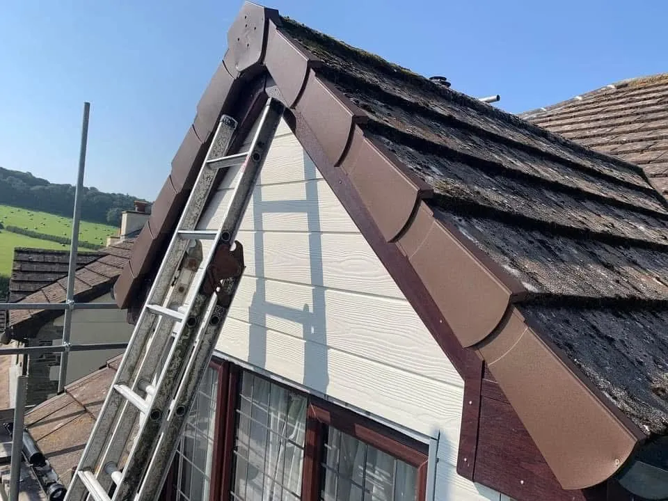 New fascias, bargeboards and guttering in Dartmouth